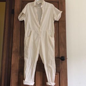 Acacia sheet off white baggy jumper